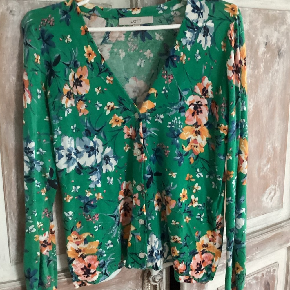 Loft Floral Cardigan